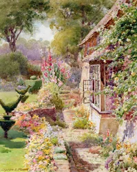 Kings Manor Garden w East Hendred, Oxon