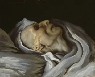 Théodore Géricault na łożu śmierci