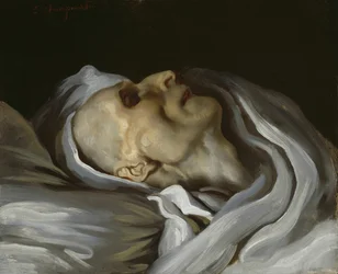 Théodore Géricault na łożu śmierci, 1824.