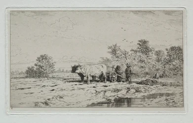 Krajobraz, Robotnicy, 1845.