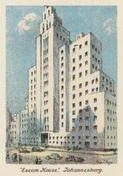 Republika Południowej Afryki: "Escom House", Johannesburg (kolorowa litografia)