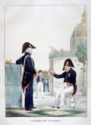 Mundur Inwalidów, Francja, 1823