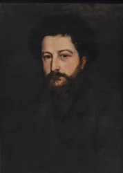 Portret Williama Morrisa po trzydziestce autorstwa Charlesa Fairfaxa Murraya