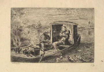 Pożeranie posiłku, 1861.
