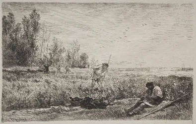 Sianokosy, oryginalny nadruk 1862, wydrukowany w 1921 r.