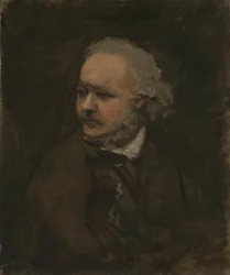 Portret malarza Honoré Daumiera 1808-1879, ok. 1930 r. 1876