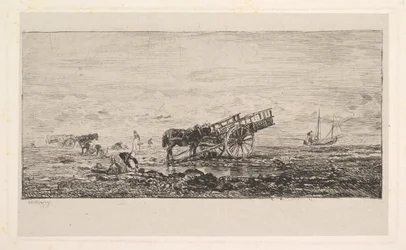 Plaża w Villerville, 1837-78.