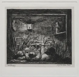 Rejs statkiem: Pościel na pokładzie Botin Noc na łodzi, 1861.