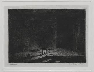 Rejs statkiem: wnętrze zajazdu Korytarz zajazdu, 1861.