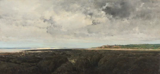Villerville Widziane z Le Ratier, 1855.