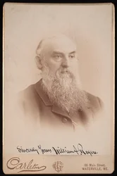 Portret Williama Augustusa Rogersa 1832-1898, przed 1898.