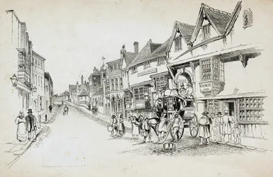 Główna ulica, Canterbury, Kent