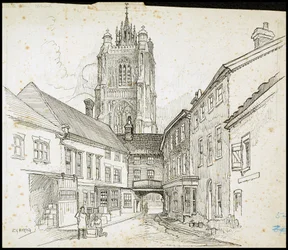 Ulica Świętego Piotra, Norwich, Norfolk, 1892-1933