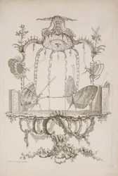 Pojedynek Pojedynek, z Eseju o ludzkich motylach autorstwa Saint Aubin, ca. 1756-60.