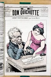 Okładka „”Le Don Quixote””, numer 241, Color Satirical