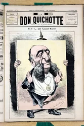 Okładka „”Le Don Kichot””, numer 702, Satyryczny w kolorze