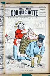 Okładka „”Le Don Kichot””, numer 908, Satyryczny w kolorze