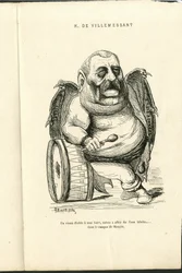Ilustracja Charlesa Gilberta-Martina (1839-1905) w „” Współczesnych Grymasach””