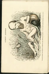 Ilustracja Charlesa Gilberta-Martina (1839-1905) w „” Współczesnych Grymasach””