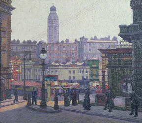Nasłoneczniony plac, Victoria Station