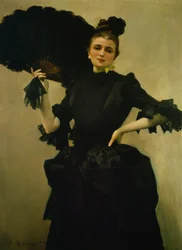 Portret Madam Closmenil – Charles Giron (1850-1914)