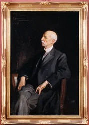 Manuel Patricio Rodriguez Garcia w fotelu