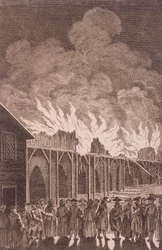 London Bridge stary, Londyn, 1775