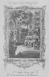 Przemówienie św. Augustyna przed królem Ethelbertem i królową Bertą, 1773.