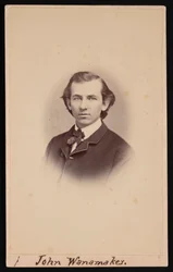 Portret Johna Wanamakera 1838-1922, w latach 1864-1866.