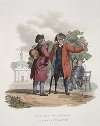 Chelsea Pensioners, kawaleria i piechota, z 