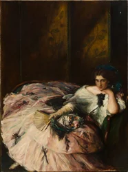 Pamiątka z „Międzynarodowego balu” (Portret panny Kathleen Bruce)