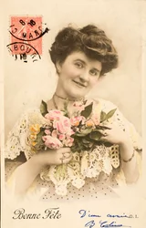 Stara pocztówka/Happy party