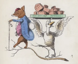 Foxey, Goose & Co, cukiernicy (kolorowy grawerunek)