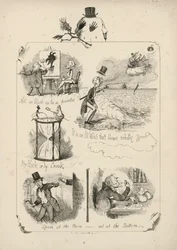 Strona z Przysłów z obrazkami Charlesa H. Bennetta