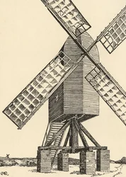Średniowieczny wiatrak, 1931
