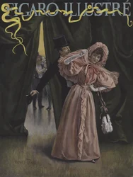 Róża domina. Okładka Le Figaro Illustre, luty 1896