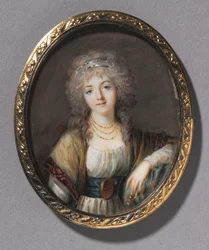 Portret młodej kobiety, ok. godz. 1785.