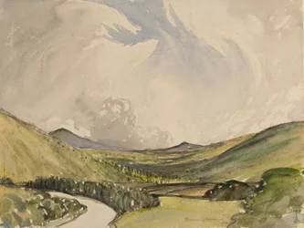 Stormy Morning, Graystoke, Cumbria (wc na papierze)