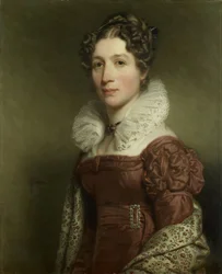 Jacoba Vetter (1796-1830), żona Pietera Meijera Warnarsa, księgarz w Amsterdamie