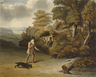 1 października 1827 (akwatinta ręcznie kolorowana)