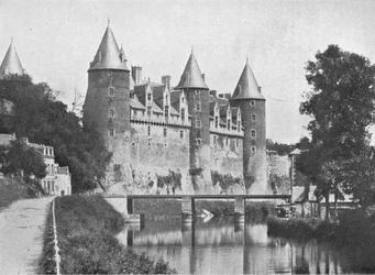 Chateau de Josselin, siedziba księcia de Rohan, c1913