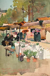 „Targ Kwiatowy Paryż”, 1890, 1897