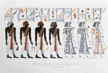„Hieroglify z Grobowców Królewskich w Tebach, odkryte przez G Belzoniego”, 1820-1822
