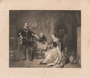 Podpisanie nakazu śmierci Lady Jane Gray