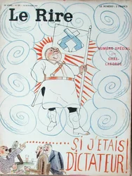 „Gdybym był dyktatorem!”, ilustracja z okładki ze specjalnego wydania „Le Rire”