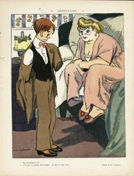 Ilustracja Chas-Laborde (1886-1941) w Le Lire, 30.11.12 - Desillusion - Prostytucja