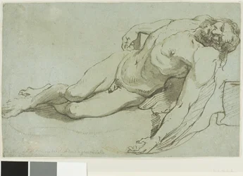 Martwy Chrystus (recto); Głowa dziecka (verso)