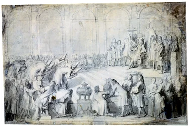Ambasadorzy syjamscy przed królem, 1686