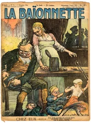 Okładka „La Baionnette”, Satyryczne i Kolory