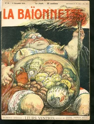 Okładka „La Baionnette”, Satyryczne i Kolory